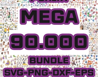 90000+ MEGA BUNDLE, Svg, png, dxf, eps, Layered, Movies, Cartoons, Christmas, Halloween, horror, anime,superhero, Instant