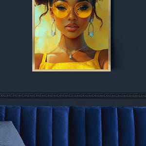 Sun-Kissed Confidence: Bold & Beautiful Home Wall Art