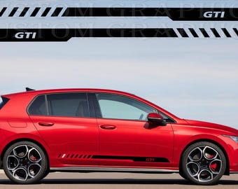 Show Off Your Style with Custom Car Stickers compatible with Golf GTI