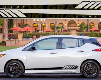 Nissan Leaf 2023 Vinyl Decals, Premium Car Stickers