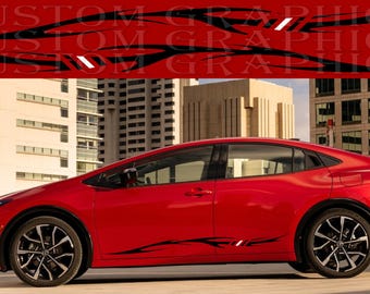 Conduisez avec style grâce aux autocollants en vinyle personnalisés compatibles avec la Prius 2023