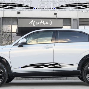 Naklejki samochodowe Tribal Vinyl do każdego pojazdu kompatybilne z HR-V 2023