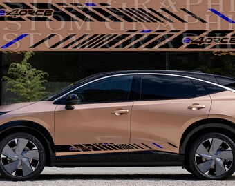 Nissan Ariya E-4orce Vinyl Car Decals - Premium Graphics