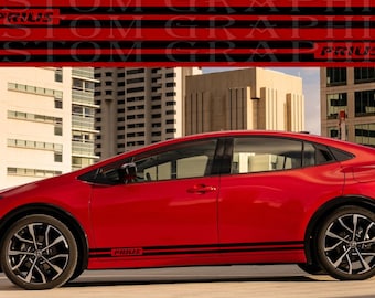 Calcomanías de vinilo para autos: elegantes calcomanías para el Prius 2023