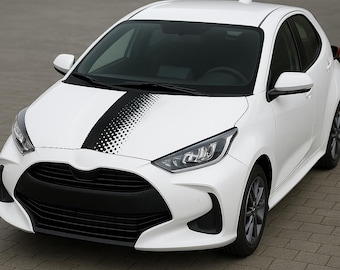 Yaris GR Hood Stripe: High-Quality Vinyl Car Sticker