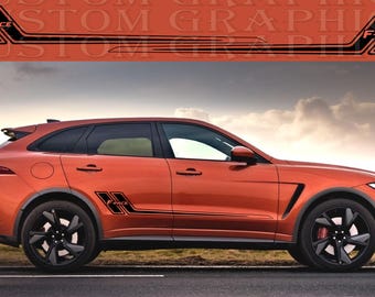 Pegatinas de vinilo para coche fáciles de aplicar para una apariencia personalizada compatibles con F-Pace SVR