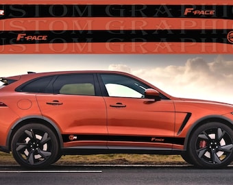 Pegatinas para coche personalizadas fabricadas con vinilo duradero compatibles con F-Pace SVR