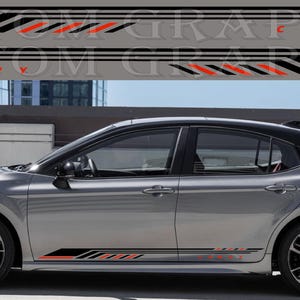Show Off Your Style with Custom Car Stickers compatible with Camry