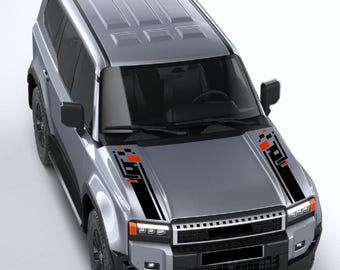 ¡Tu coche, tu estilo! Compra vinilos para capó. Ahora compatibles con Land Cruiser 250.