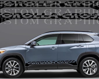 Corolla Cross Vinyl Car Stickers - Stylish Decals