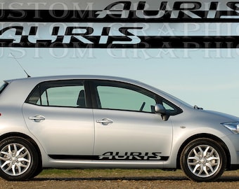 Dale un toque de estilo a tu coche con pegatinas de vinilo compatibles con las puertas del Auris