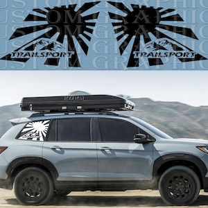 Personaliseer je rit met premium vinyl autostickers die compatibel zijn met Passport