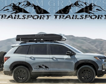 Stand Out on the Road with Unique Car Stickers compatible with Passport TrailSport