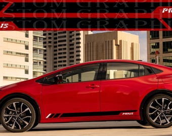 Transforma tu vehículo con pegatinas de vinilo personalizadas compatibles con Prius 2023