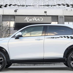 Personalized car stickers made from durable vinyl compatible with HR-V 2023