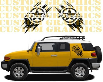 Add Some Flair to Your Car with Vinyl Stickers compatible with FJ Cruiser