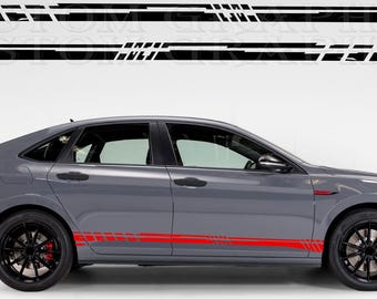 Custom vehicle stickers made from durable vinyl. Perfect for personalizing your ride compatible with Passat