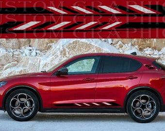 Listo para transformar tu coche en una obra de arte Adhesivos compatibles con Stelvio