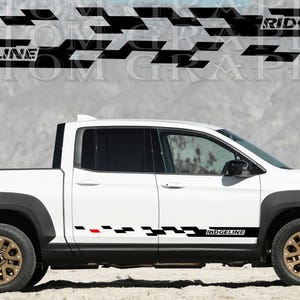 Jedź stylowo z niestandardowymi naklejkami winylowymi kompatybilnymi z Ridgeline