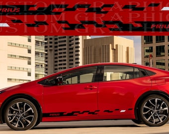 Drive in Style with Custom Vinyl Decals compatible with Prius 2023