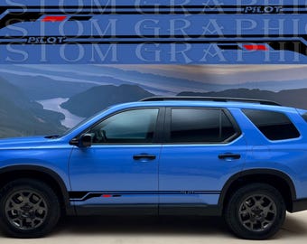 Calcomanías de vinilo para coche en varios diseños compatibles con Pilot