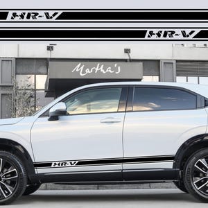 High-quality vinyl decals for personalizing your car compatible with HR-V 2023