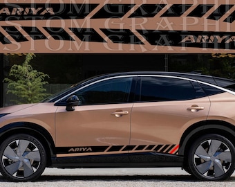 Pegatinas de vinilo personalizadas para personalizar tu vehículo compatibles con Nissan Ariya 2023