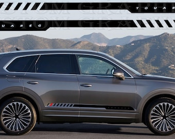 Touareg Vinyl Decal: Custom Car Side Graphics
