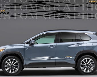 Conduce con estilo con calcomanías de vinilo personalizadas compatibles con Corolla Cross