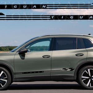 Trasforma la tua auto con adesivi personalizzati in vinile compatibili con Tiguan