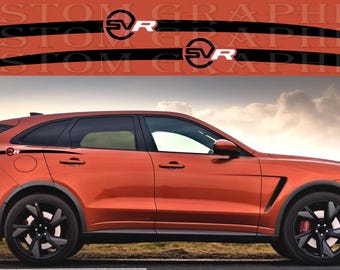 Pegatinas de vinilo compatibles con el F-Pace SVR: diseños únicos