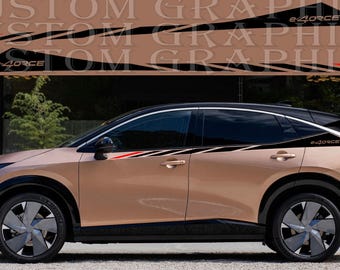 Vinyl car stickers for any vehicle compatible with Nissan Ariya 2023 E-4orce