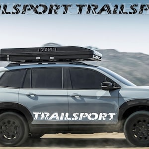 Rijd in stijl met op maat gemaakte vinylstickers die compatibel zijn met Passport TrailSport
