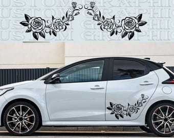 Yaris GR Vinyl Car Stickers: Weather-Resistant Decals