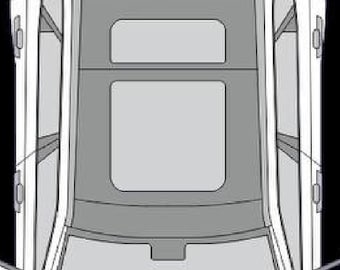 High-performance vinyl hood decals compatible with F-Pace SVR