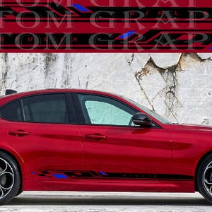 Giulia Vinyl Car Stickers: Stylish Auto Decals