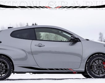 Transforma tu vehículo con pegatinas de vinilo personalizadas compatibles con Yaris