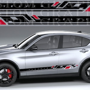 Stelvio Compatible Vinyl Car Decals: Stylish Auto Stickers