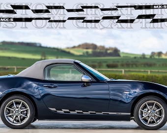 Custom vehicle stickers made from durable vinyl compatible with Mazda MX-5 Sport