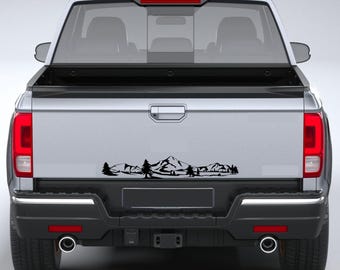 Custom vinyl Tailgate sticker compatible with Ridgeline