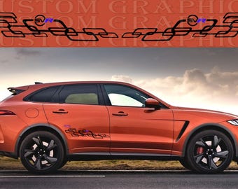 Calcomanías para autos inspiradas en el F-Pace SVR: pegatinas de vinilo impermeables