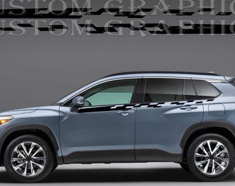 Corolla Cross Car Decals: Premium Vinyl Stickers, Various Designs