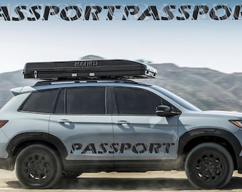 Unleash Your Car's Personality with Vinyl Stickers compatible with Passport TrailSport