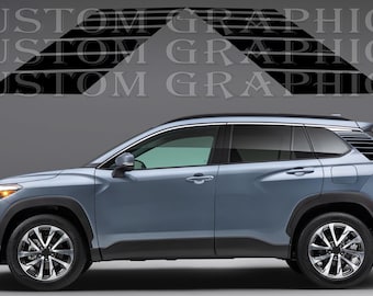 Add Some Flair to Your Car with Vinyl Stickers compatible with Corolla Cross