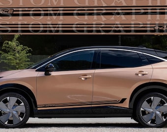 Calcomanías de vinilo para Nissan Ariya E-4orce: estilo impermeable