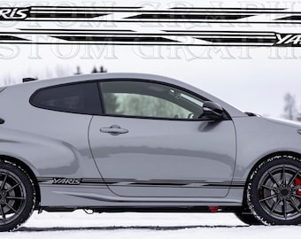 Pegatinas para coche inspiradas en el Yaris GR: vinilos personalizados