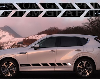 Stand Out on the Road with Unique Car Stickers compatible with Mazda-CX-60