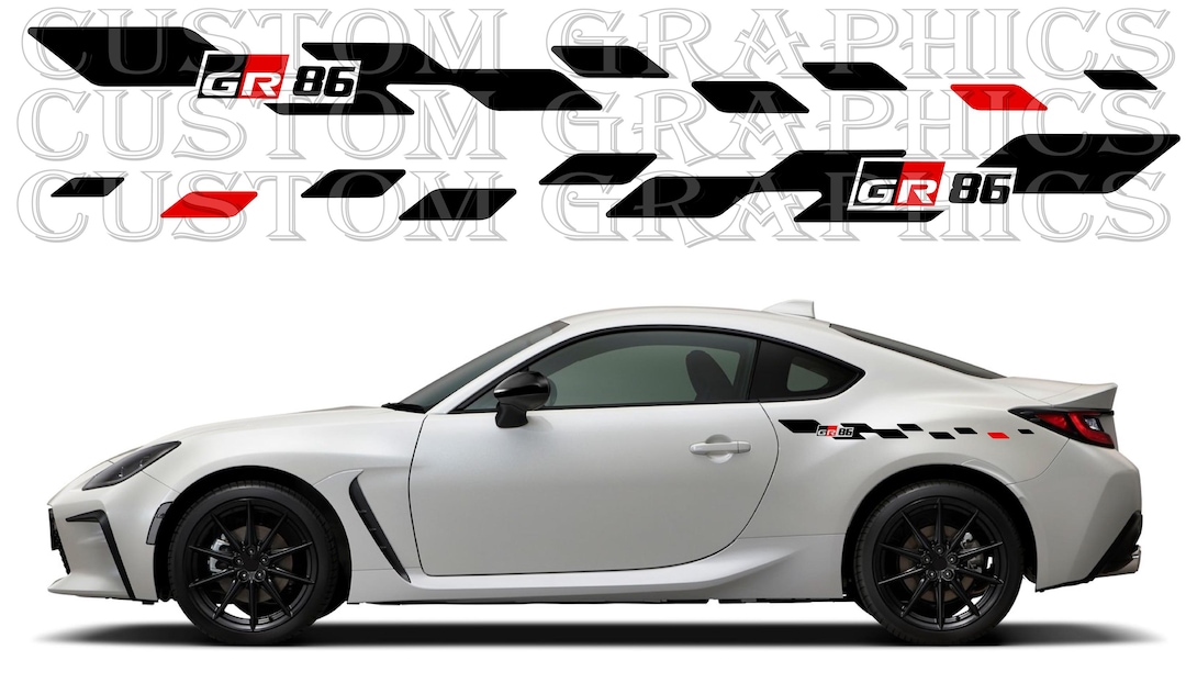 GR 86に対応したカスタムカーステッカーであなたのスタイルをアピール