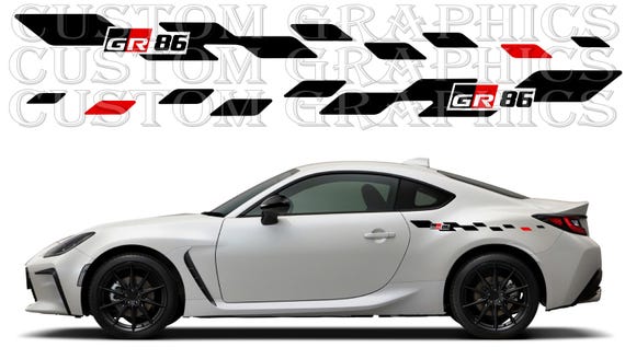 GR 86対応のカスタムカーステッカーであなたのスタイルをアピール