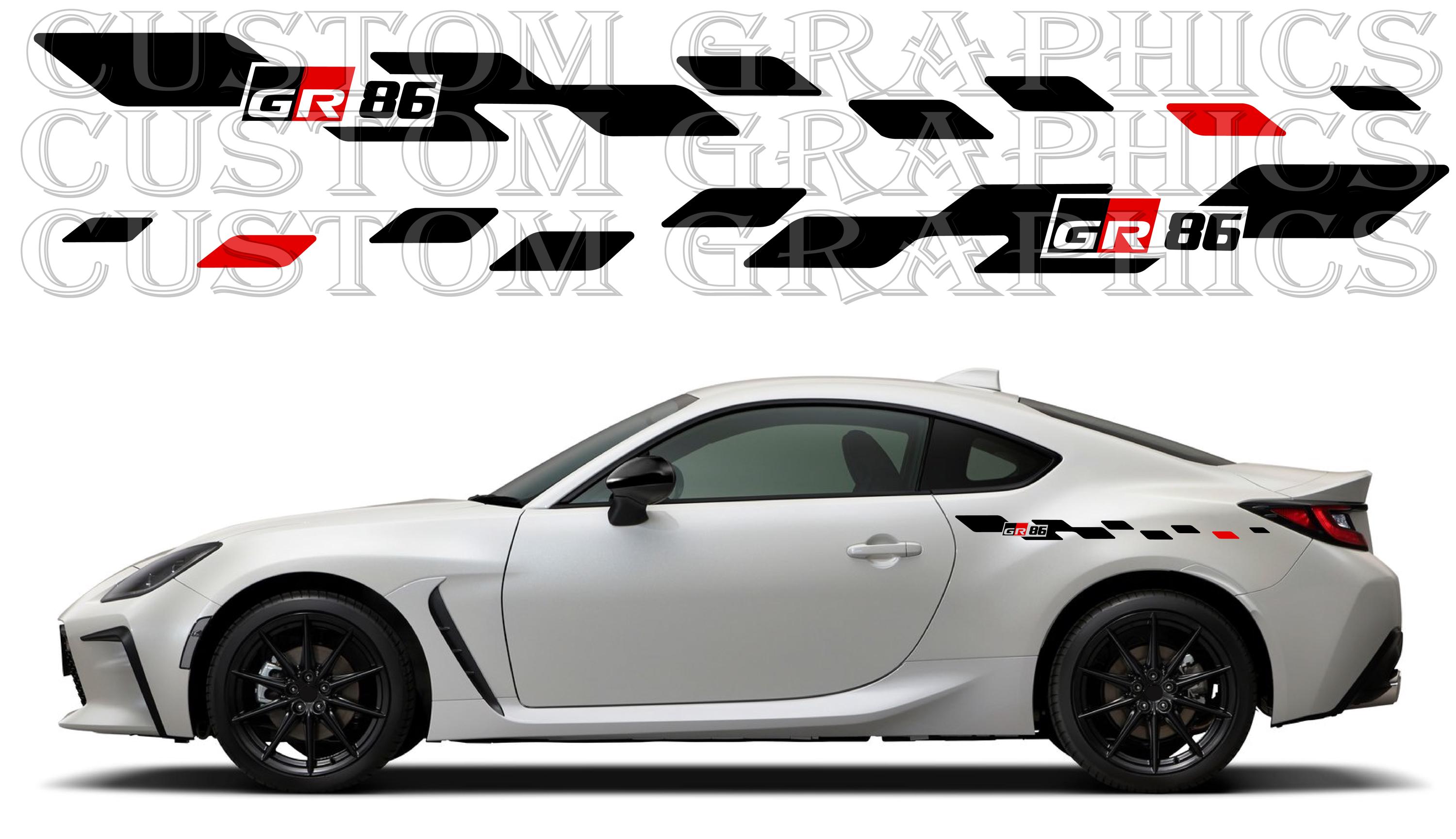 Toyota gr86 フェンダーステッカー gr86 ステッカー おしゃれ トヨタ